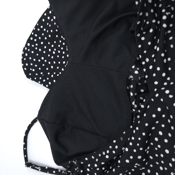 Zara Polkadot adjustable strap playsuit S - Picture 9 of 10